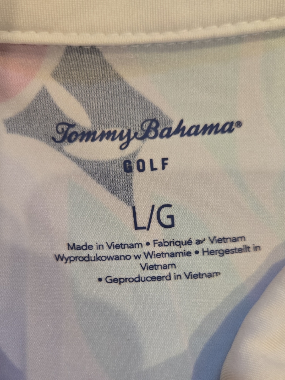 Tommy Bahama Golf Quarter-Zip Silky Collared Tank Blouse - Picture 2 of 8